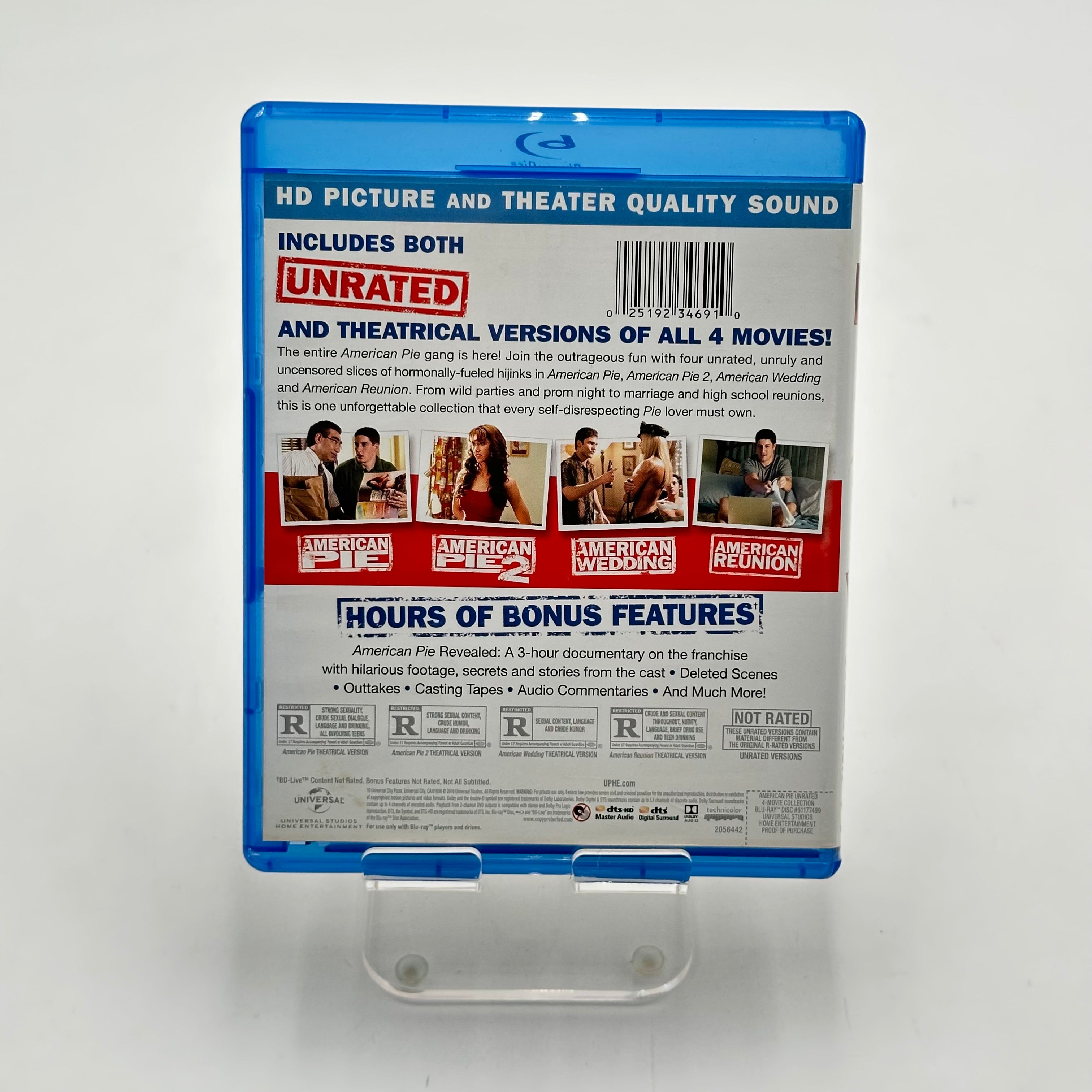 Blu-Ray Disc American Pie Unrated