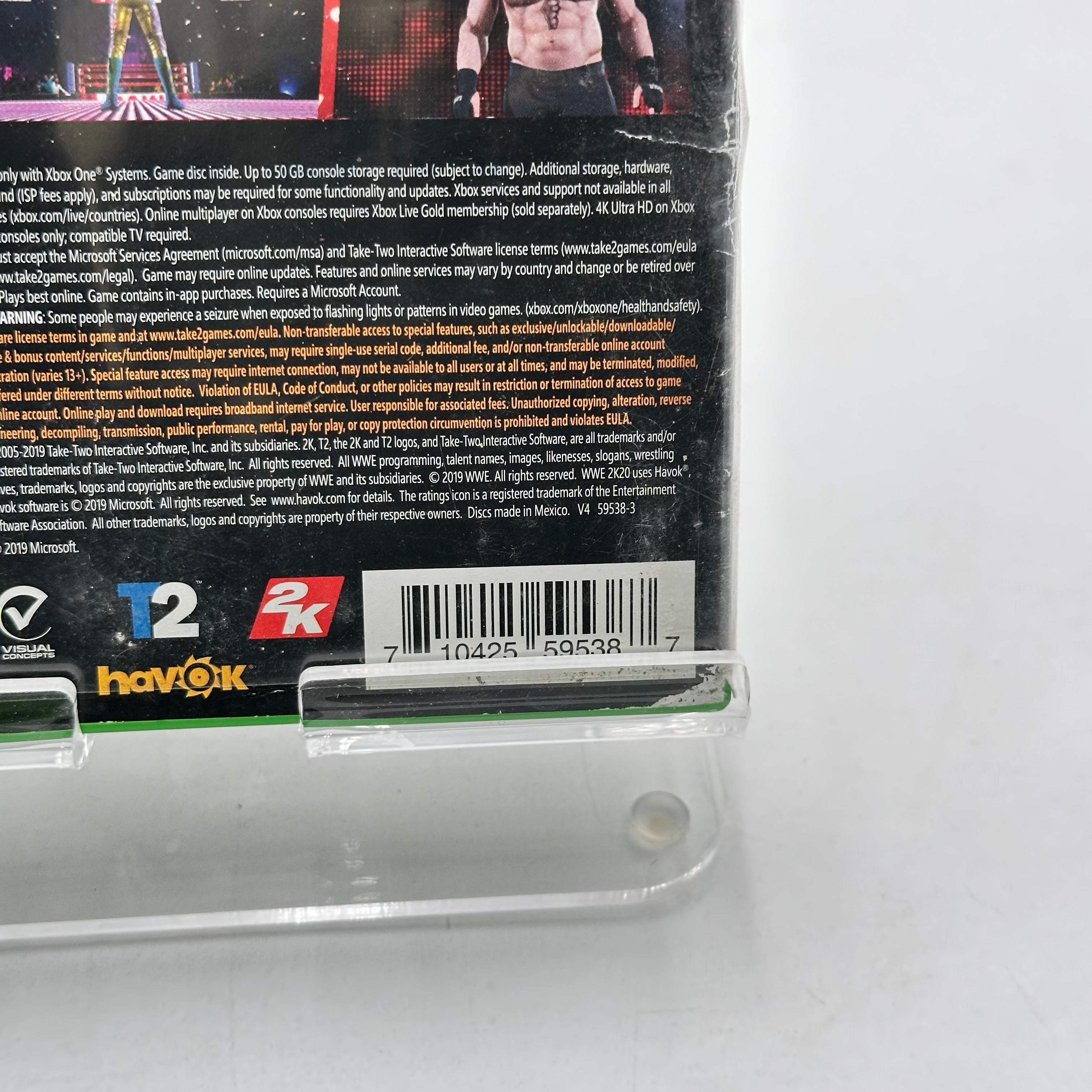 WWE 2K20 XBOX ONE Video Game