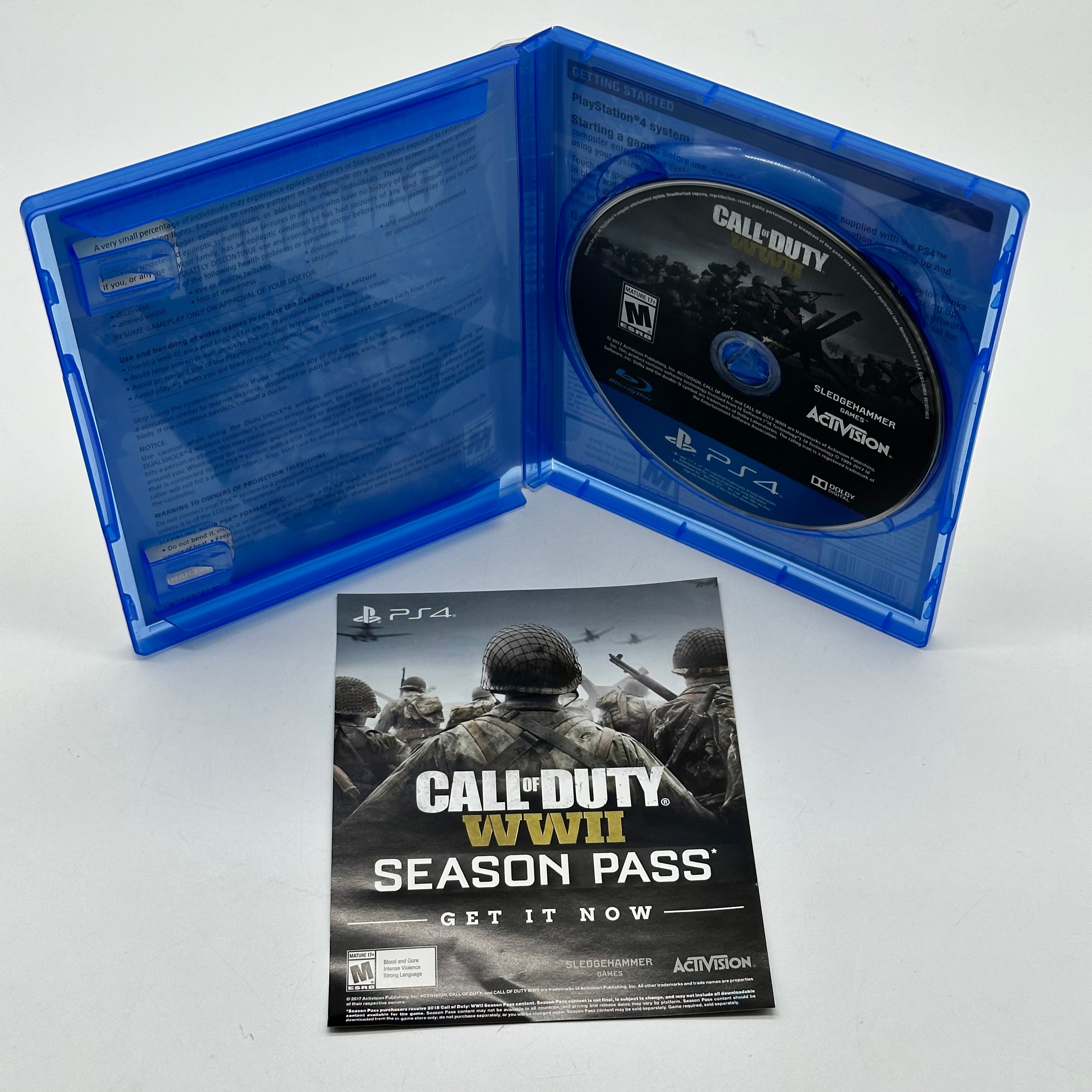 Playstation 4 Call of Duty WWII Video Game