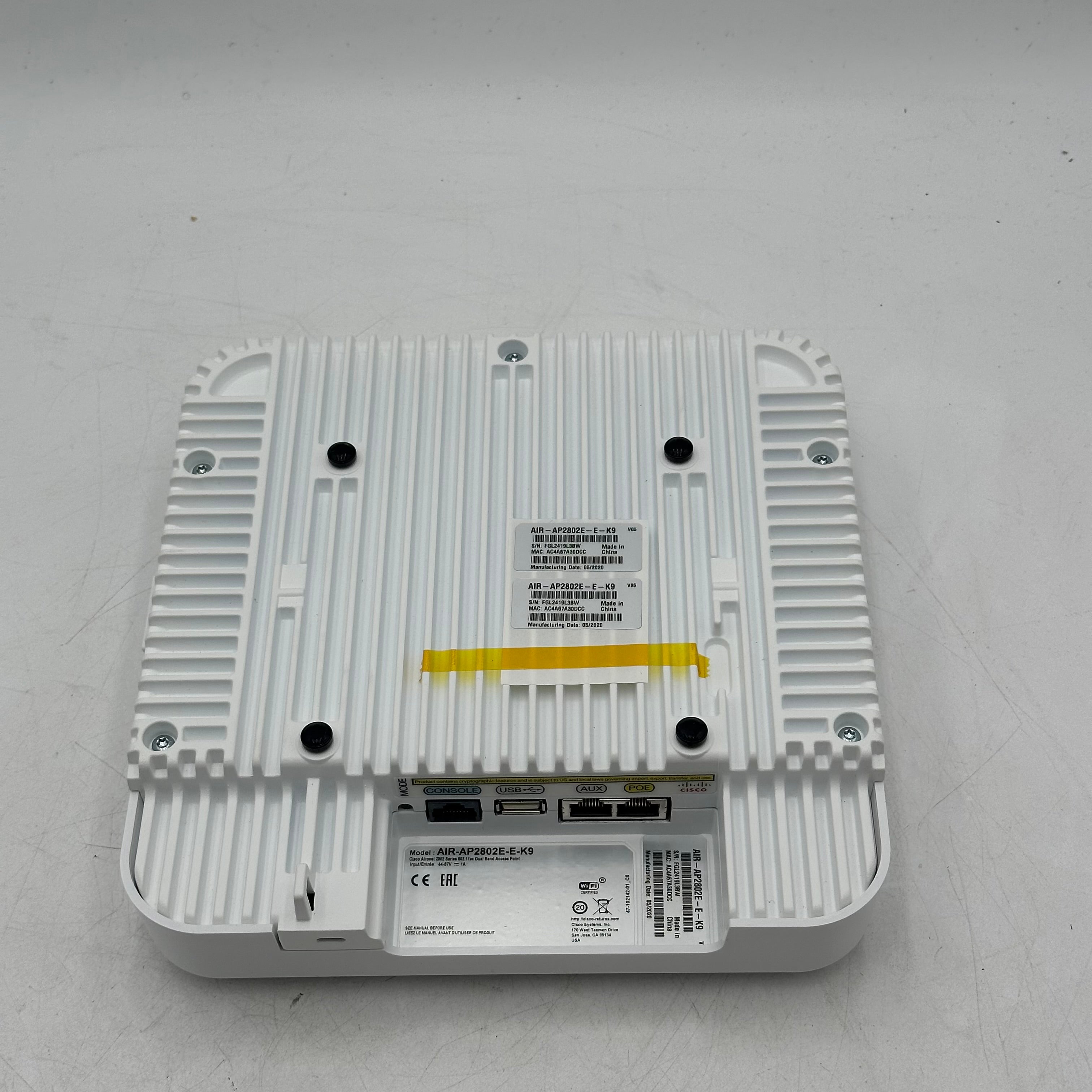 Cisco AIR-AP3802I-E-K9 Dual Band Access Point Aironet White NIB