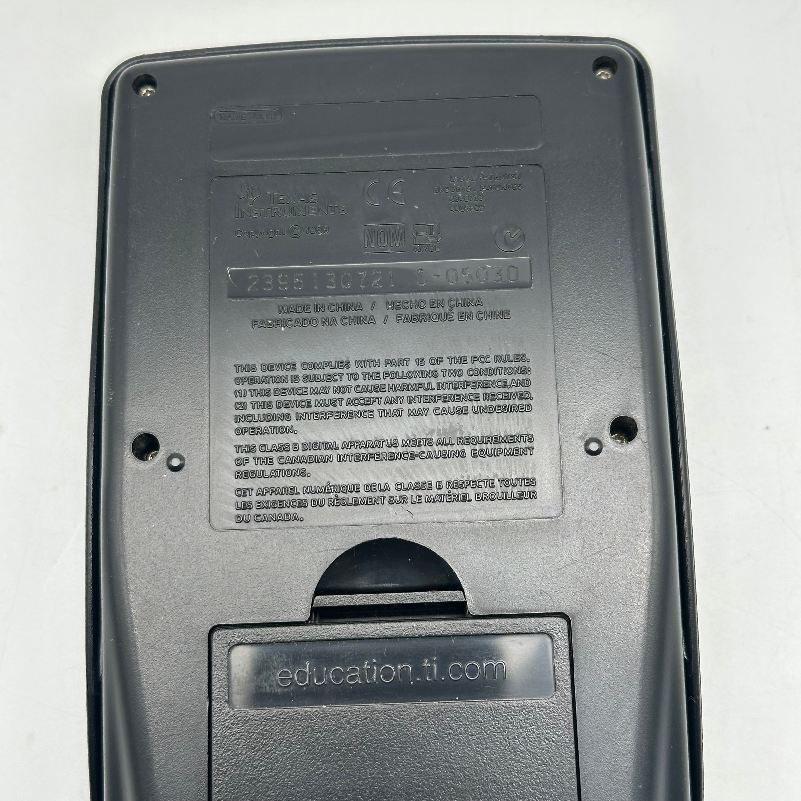 Texas Instruments Ti-83 Plus Calculator - Black (For Parts)