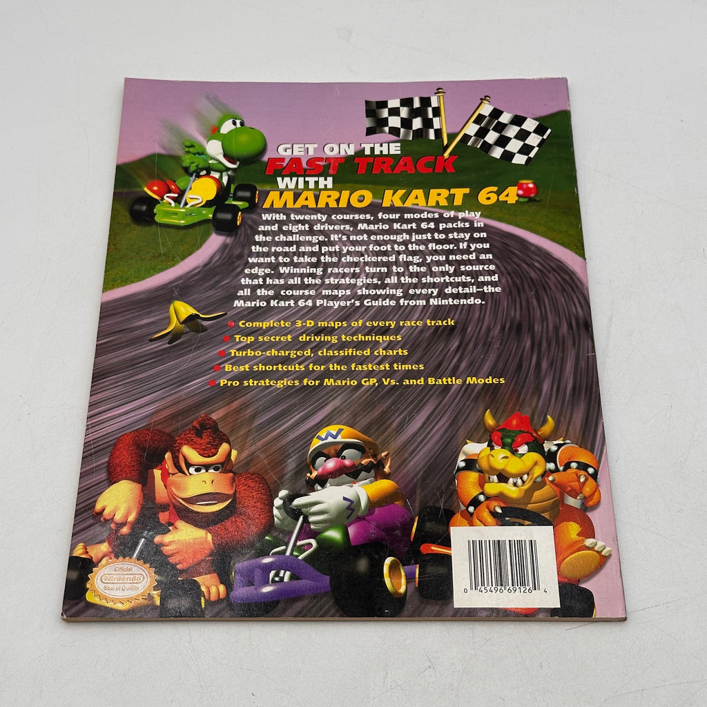 Mario Kart 64 Nintendo Official Player’s Guide N64 1997 NO STICKERS