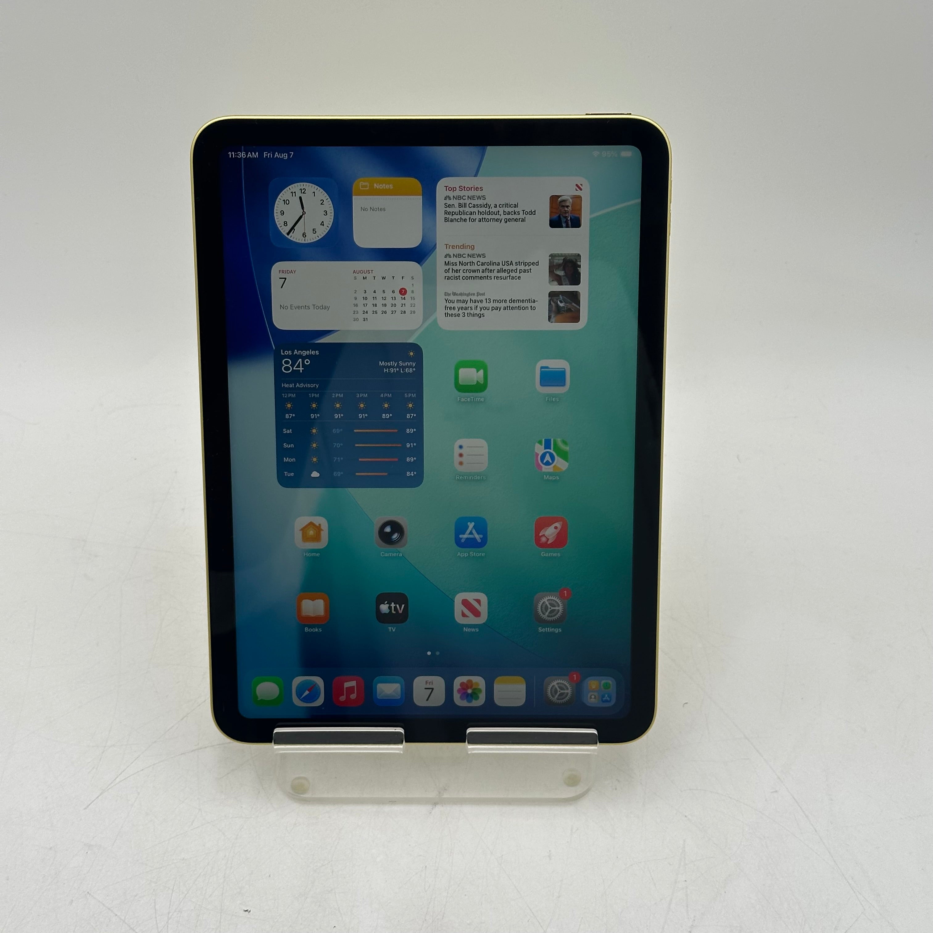 Apple iPad 11th Gen A3354 128GB Wi-Fi Yellow