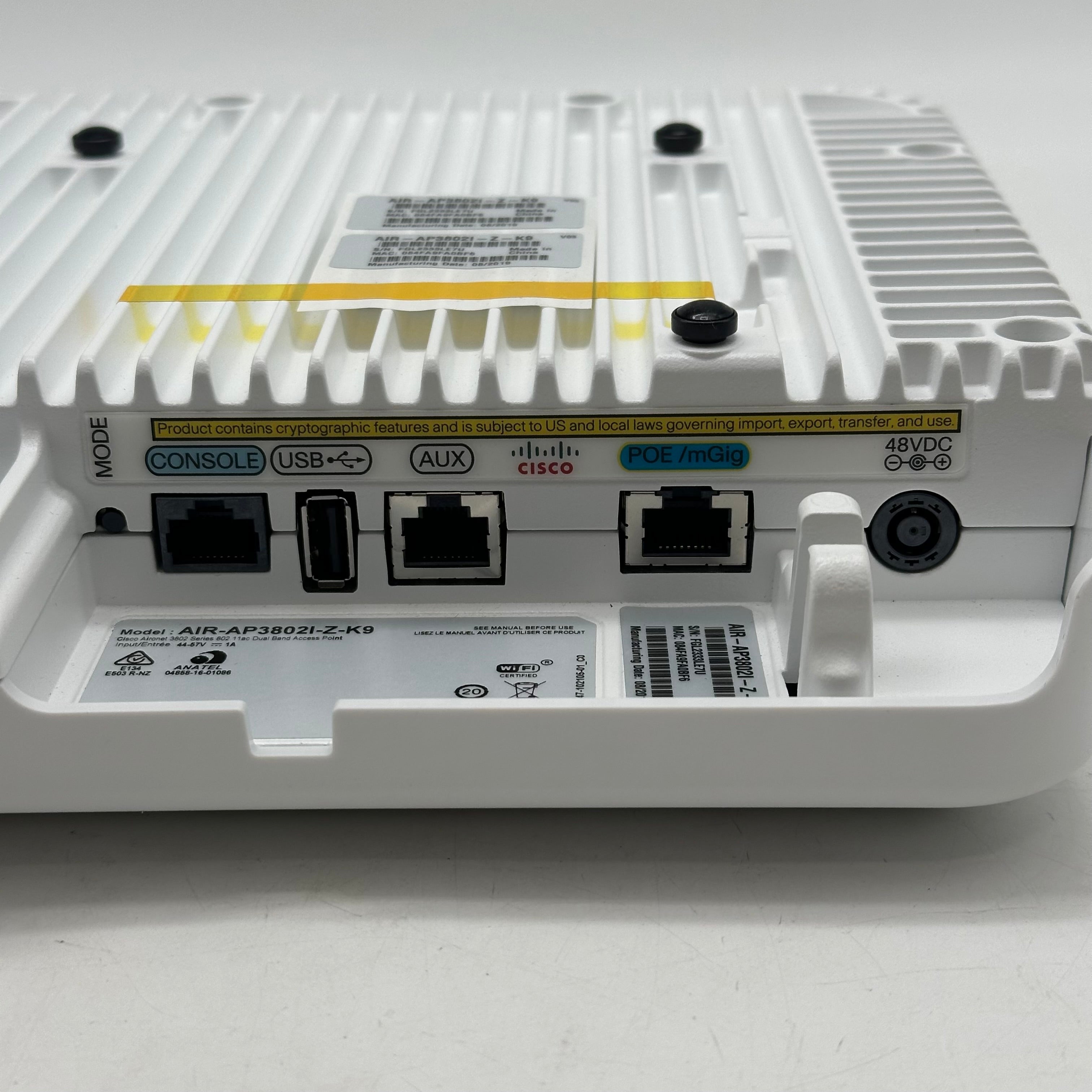 Used Cisco Aironet 3802i Wireless Access Point AIR-AP3802I-Z-K9