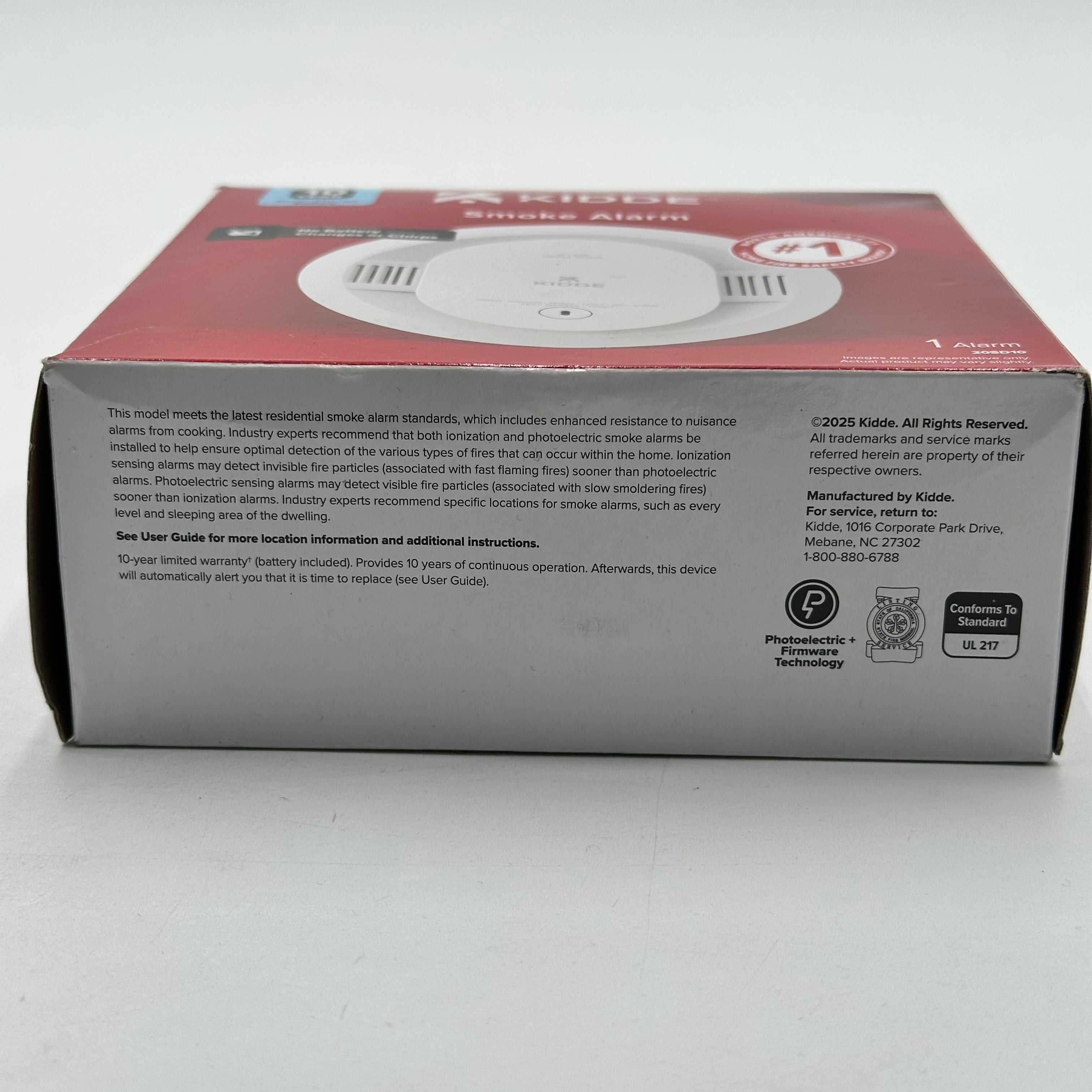 Kidde Smoke Alarm Security Sensor White New In Box