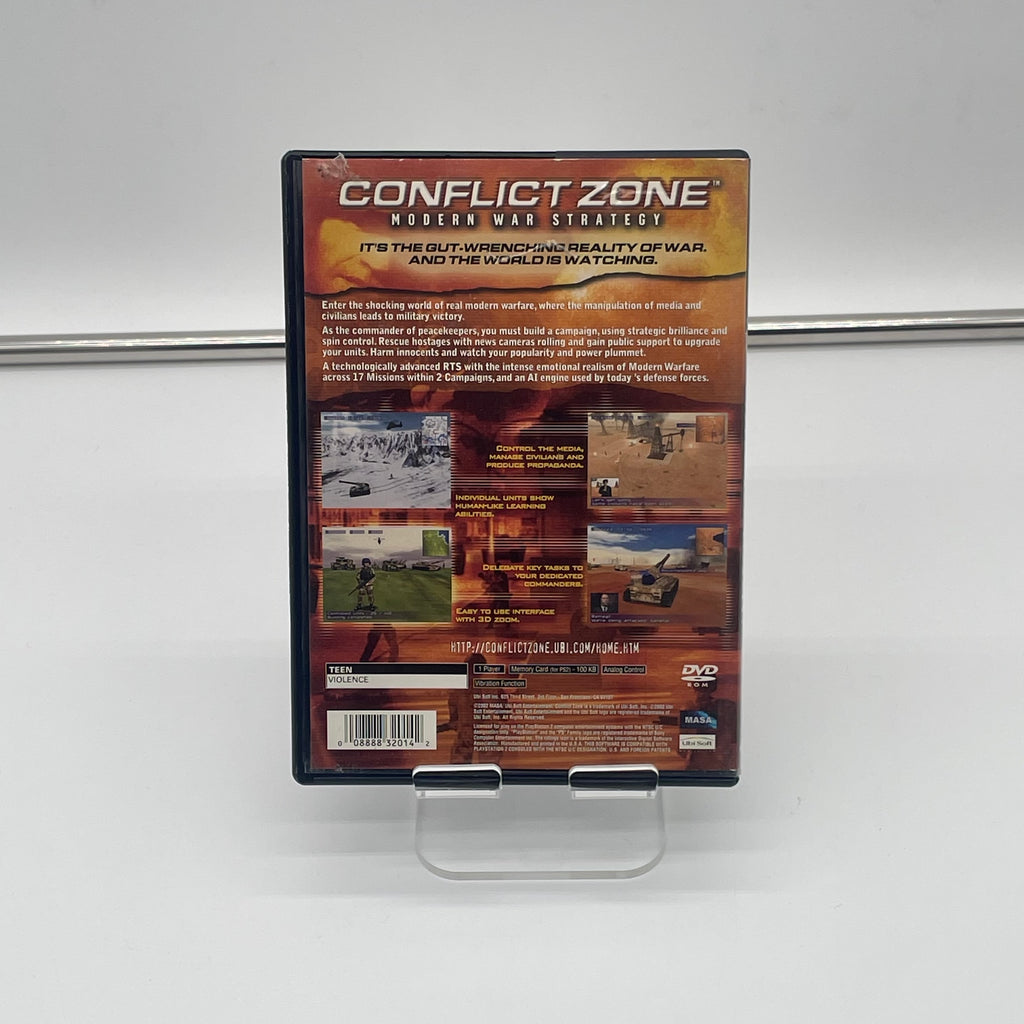 Playstation 2 Conflict Zone Modern War Strategy Video Game