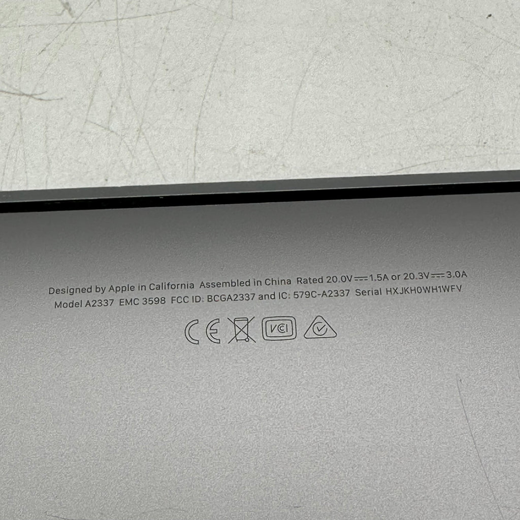 Apple MacBook Air 13-inch M1 A2337 2020 8GB 256GB BH 87% CC 251 Silver