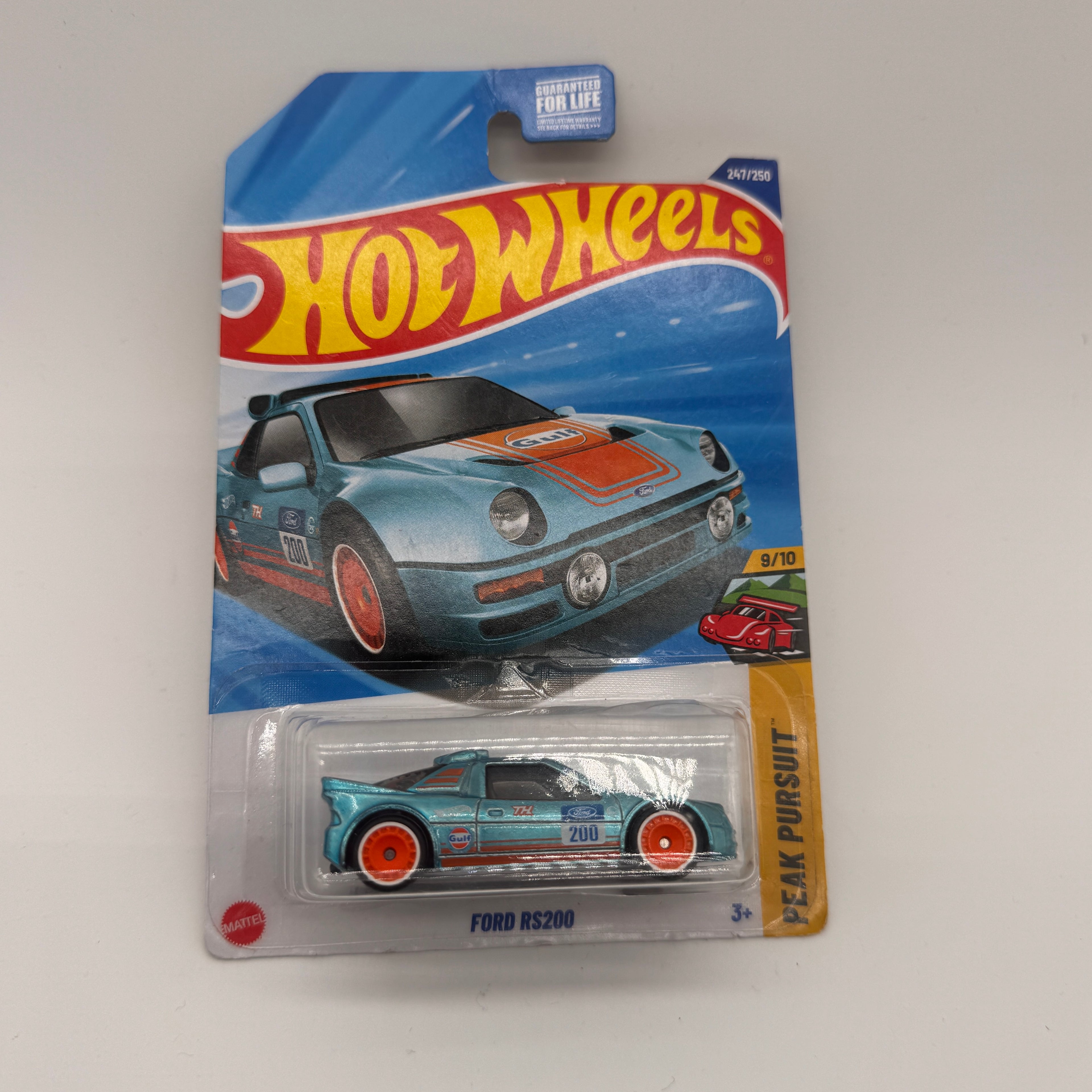 Hot Wheels Ford RS200 Dark Green