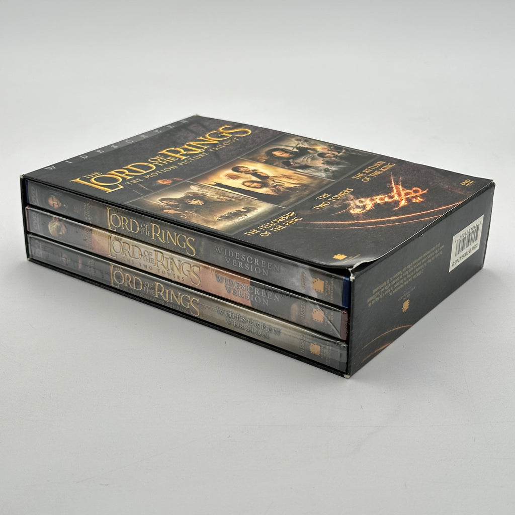 The Lord Of The Rings Motion Picture Trilogy DVD Set - 3 Movies (2 Brand New, 1 Open)