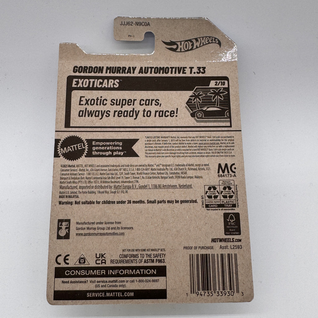 Hot Wheels Gordon Murray Automotive T.33 #2