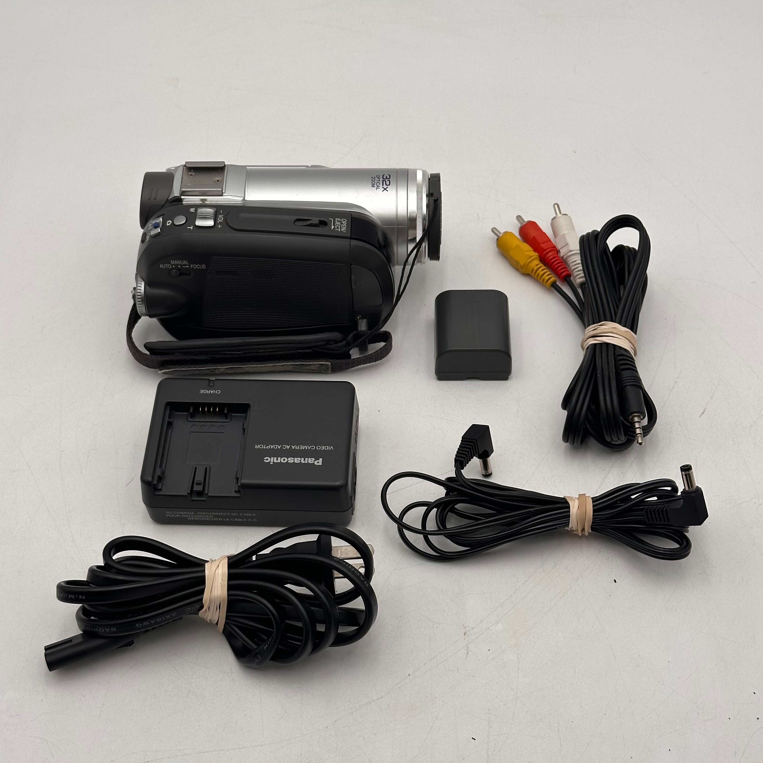 Panasonic PV-GS80 Camcorder Gray 32x Optical Zoom