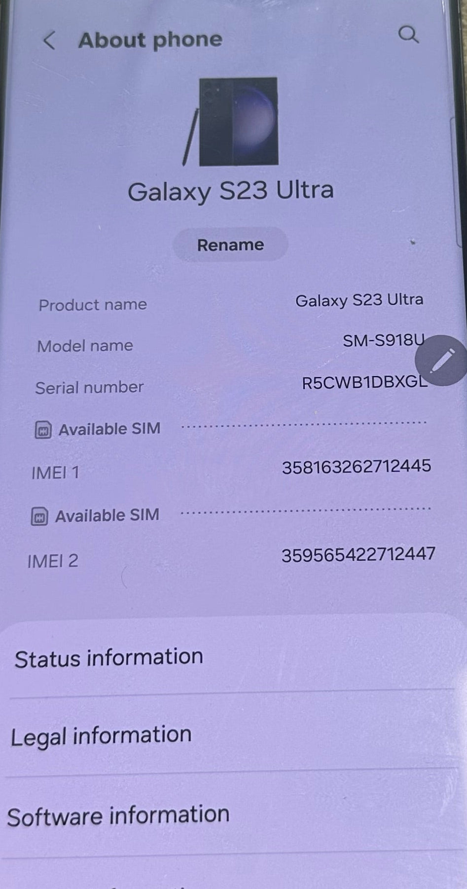 AT&T Samsung Galaxy S23 Ultra 256GB S918UZKAATT - Black