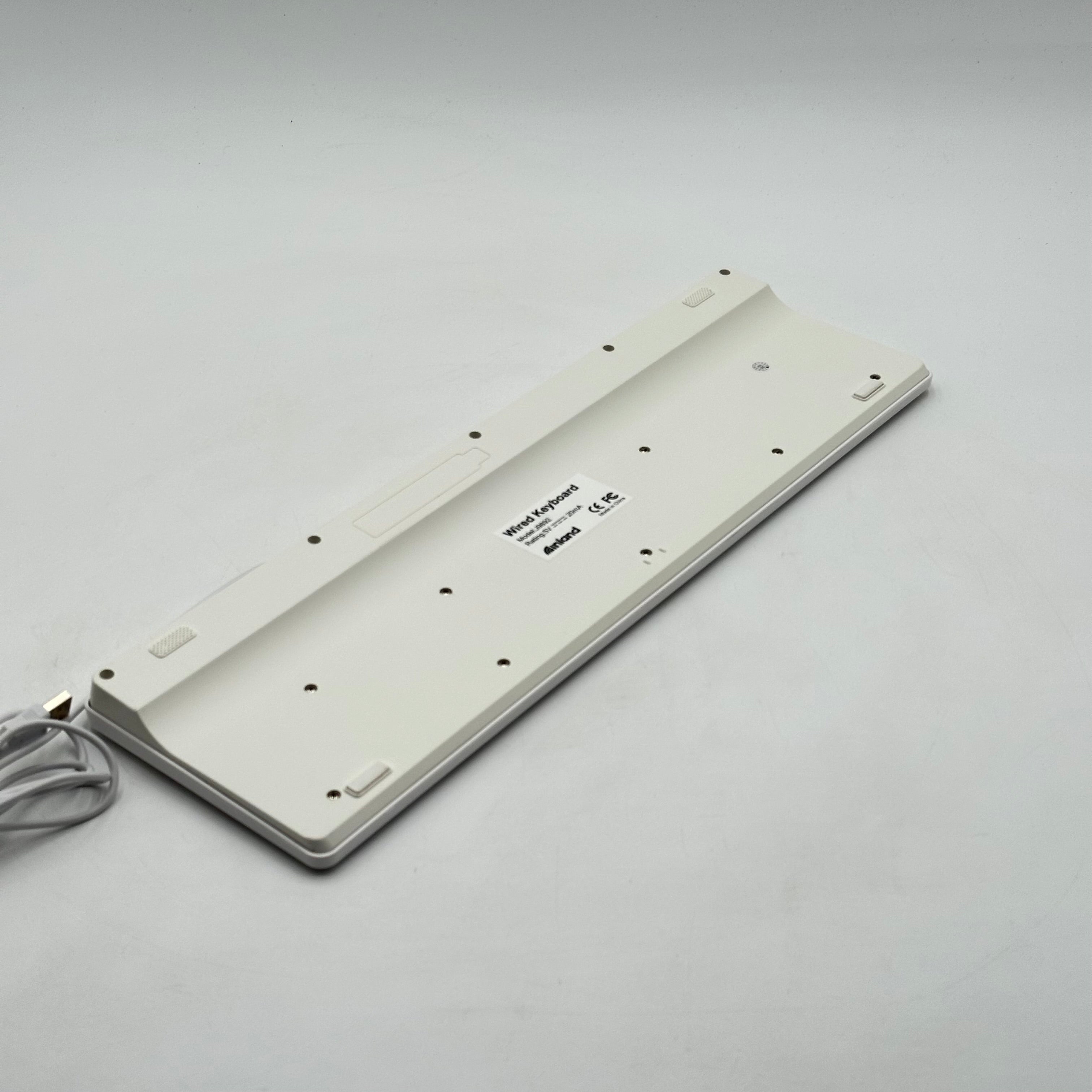 INLAND J9892 White Keyboard