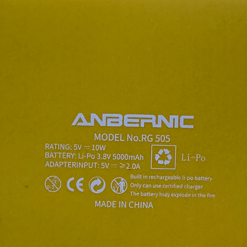 Anbernic RG505 128GB Yellow Video Game System