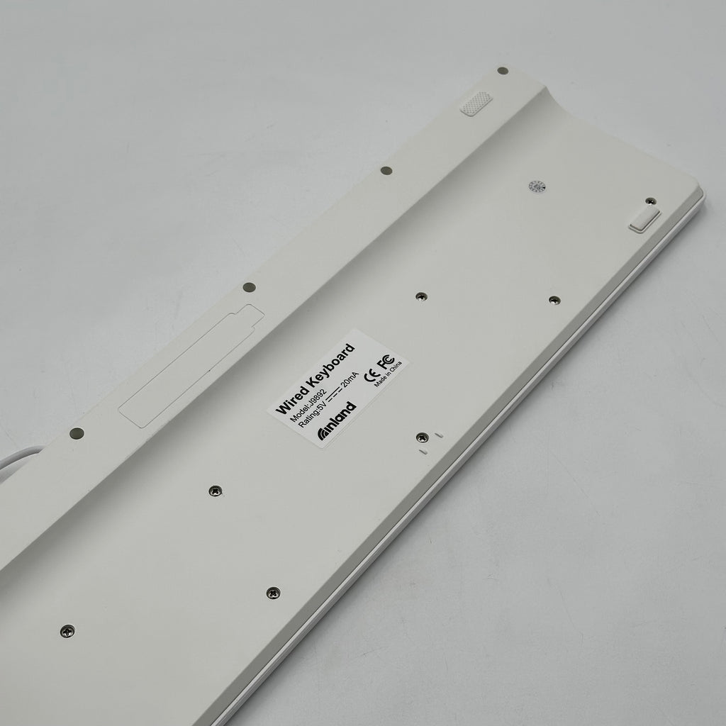 INLAND J9892 White Keyboard