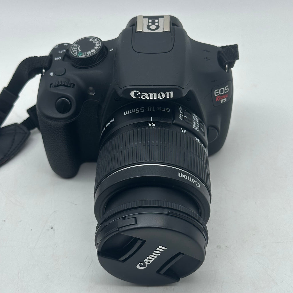 Canon EOS Rebel T5 Digital Camera w/ 18-55mm and 75-300mm Lenses