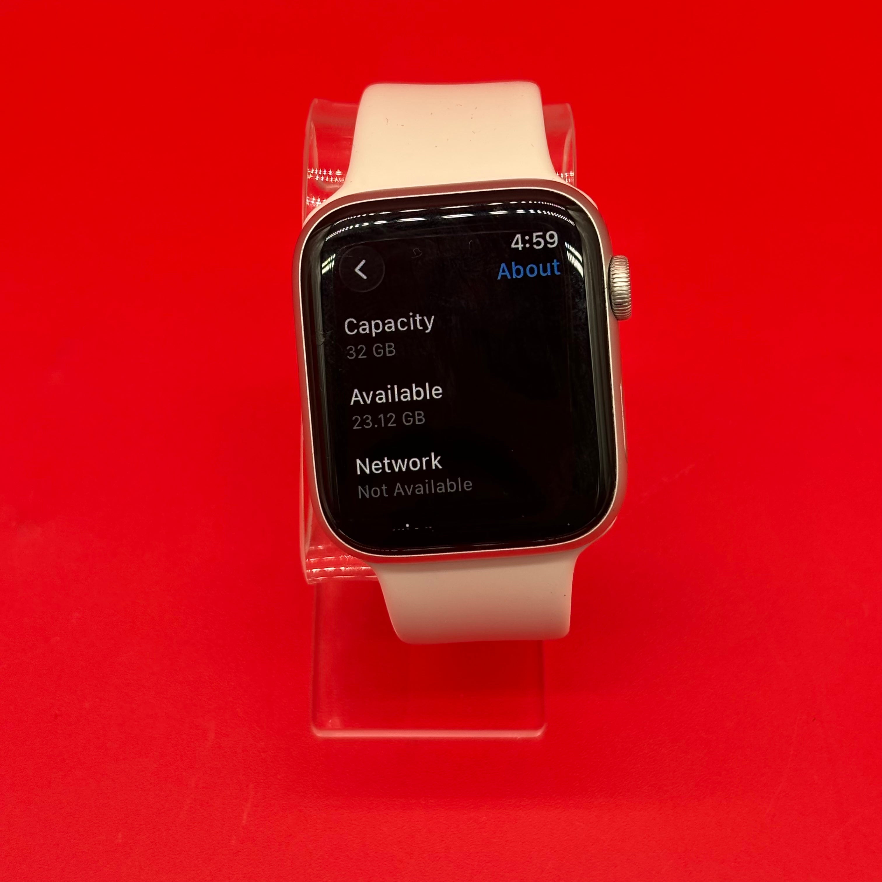 Apple Watch Series 6 Cellular A2294 44mm Silver Unlocked