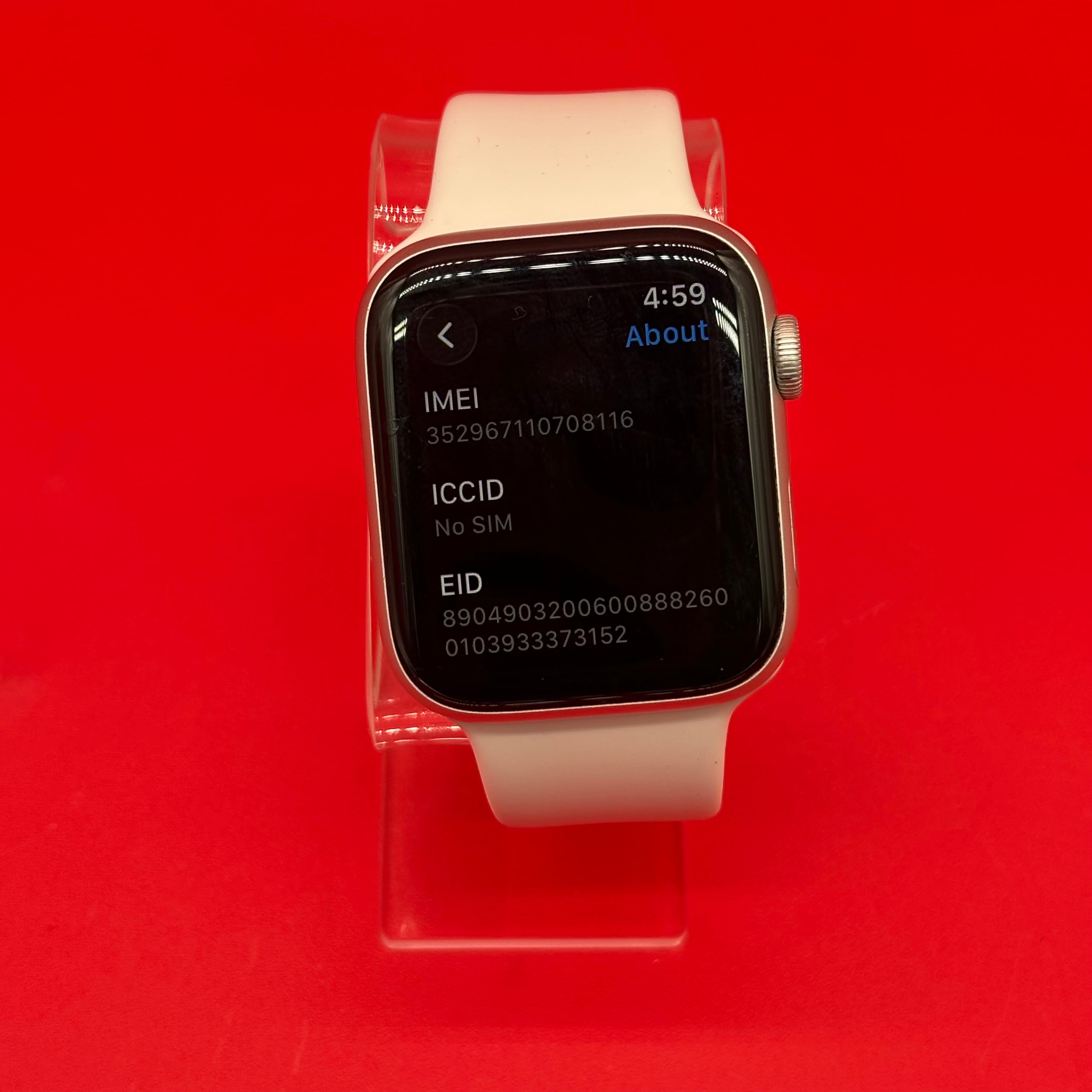 Apple Watch Series 6 Cellular A2294 44mm Silver Unlocked