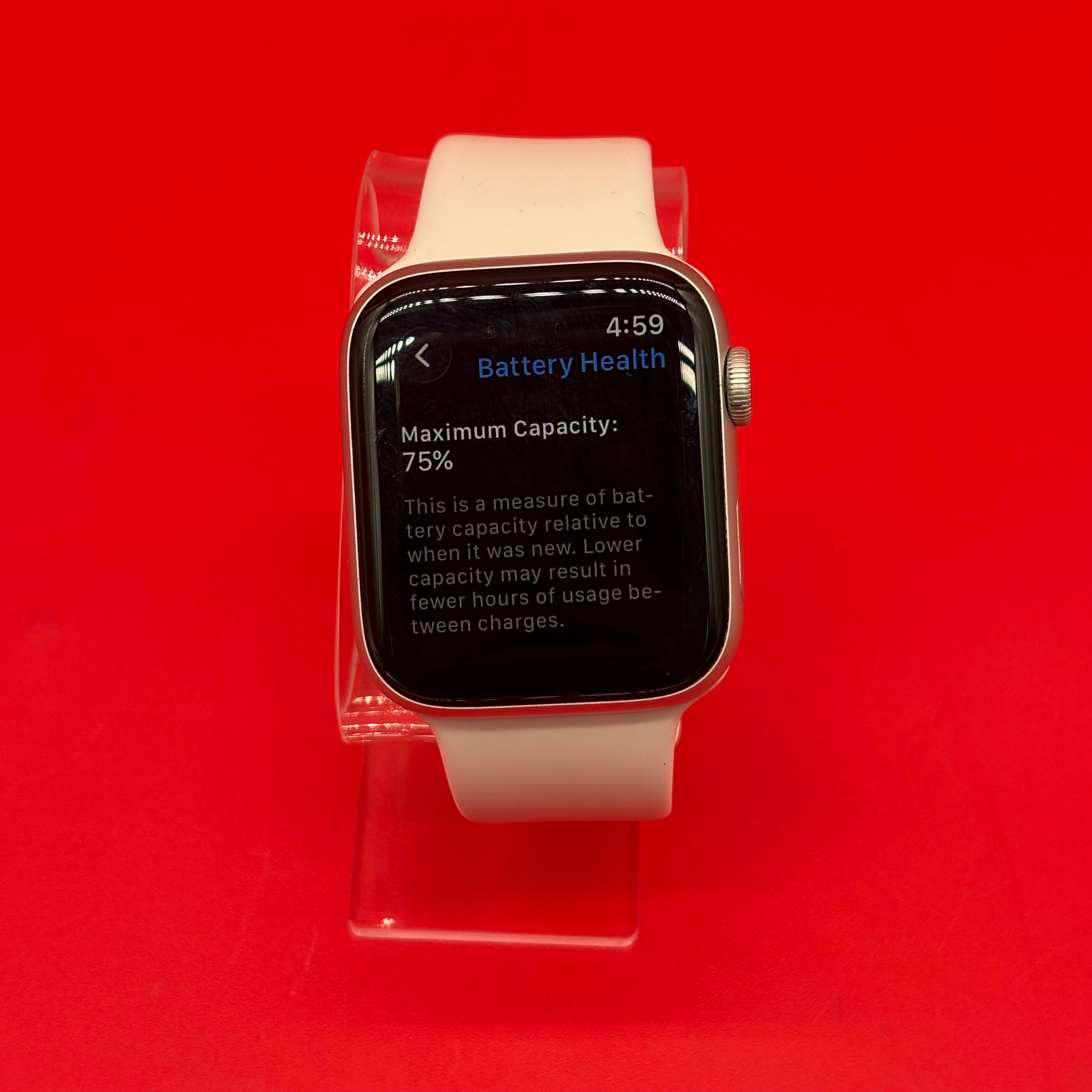 Apple Watch Series 6 Cellular A2294 44mm Silver Unlocked