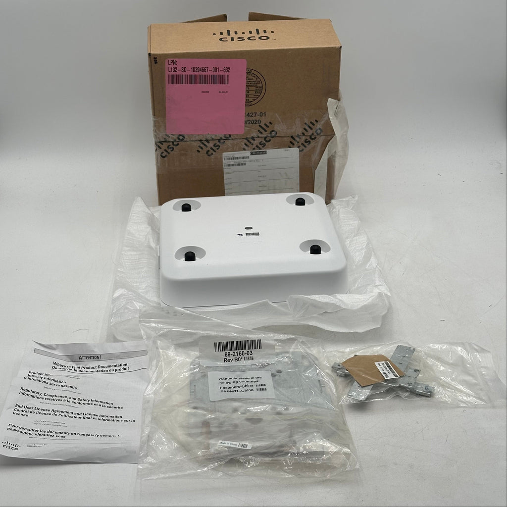 Cisco AIR-AP3802I-E-K9 Dual Band Access Point Aironet White NIB