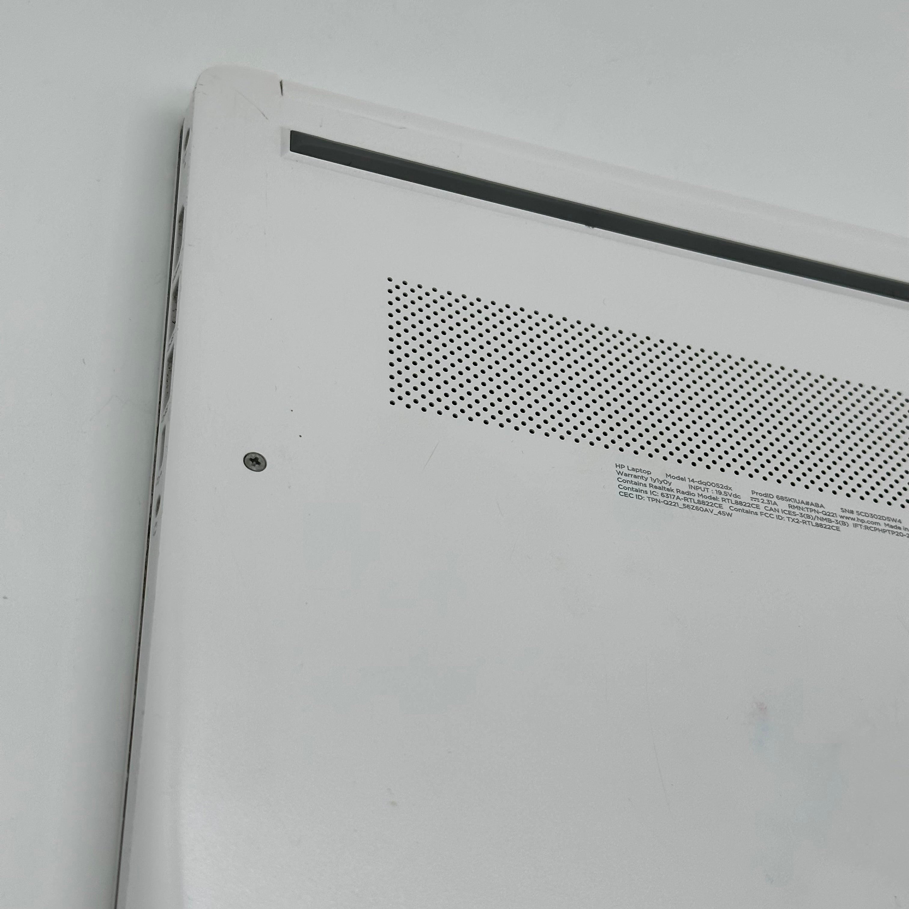 Broken HP 14-dq0052dx 14-inch Intel Celeron N4120 4GB 64GB White
