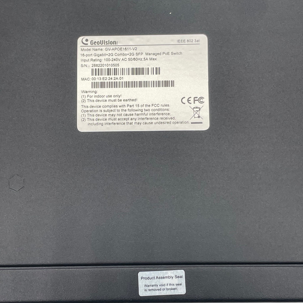 Geovision GV-APOE1611-V2 Black Accessory Used