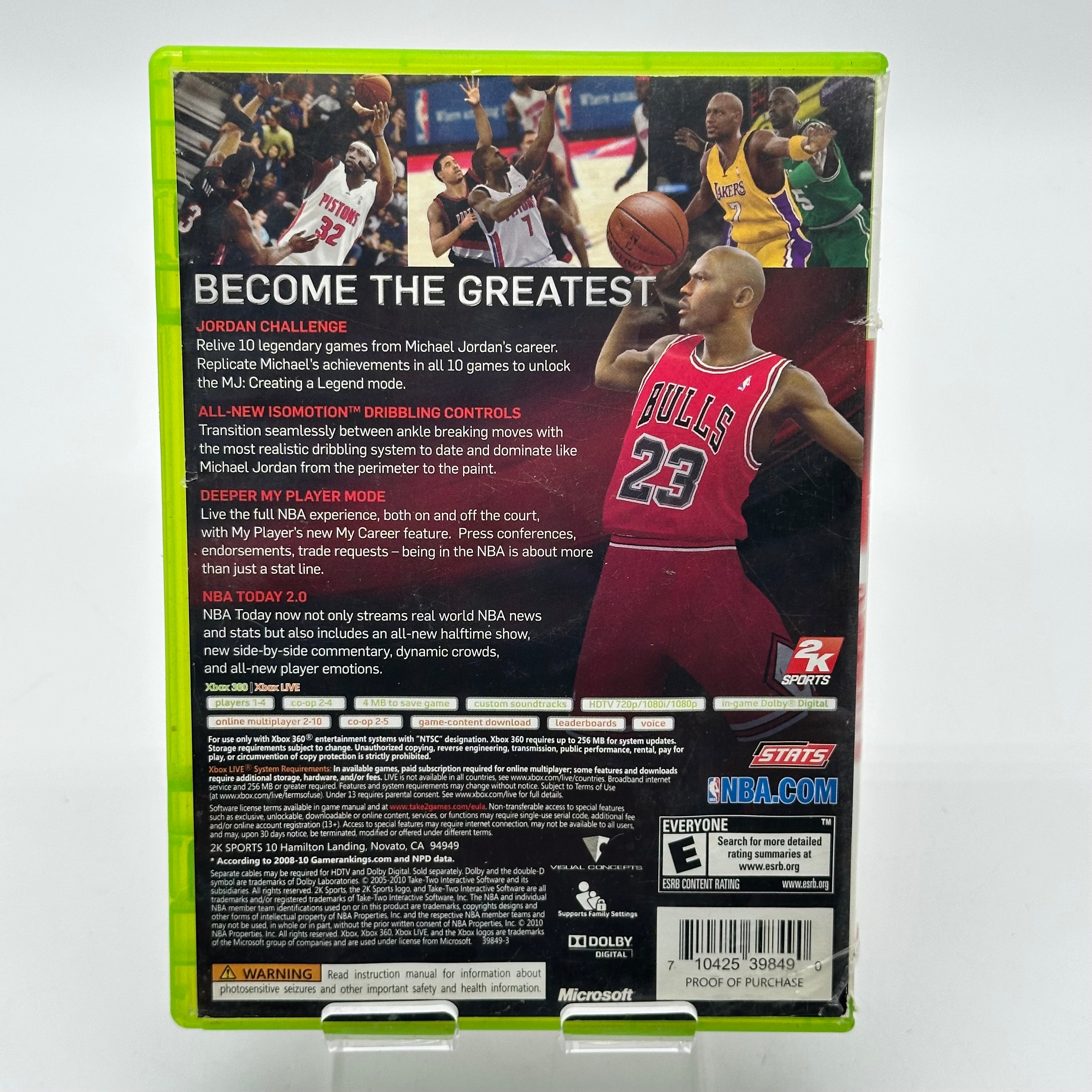 Xbox 360 NBA 2K11 Video Game Multi-Colored
