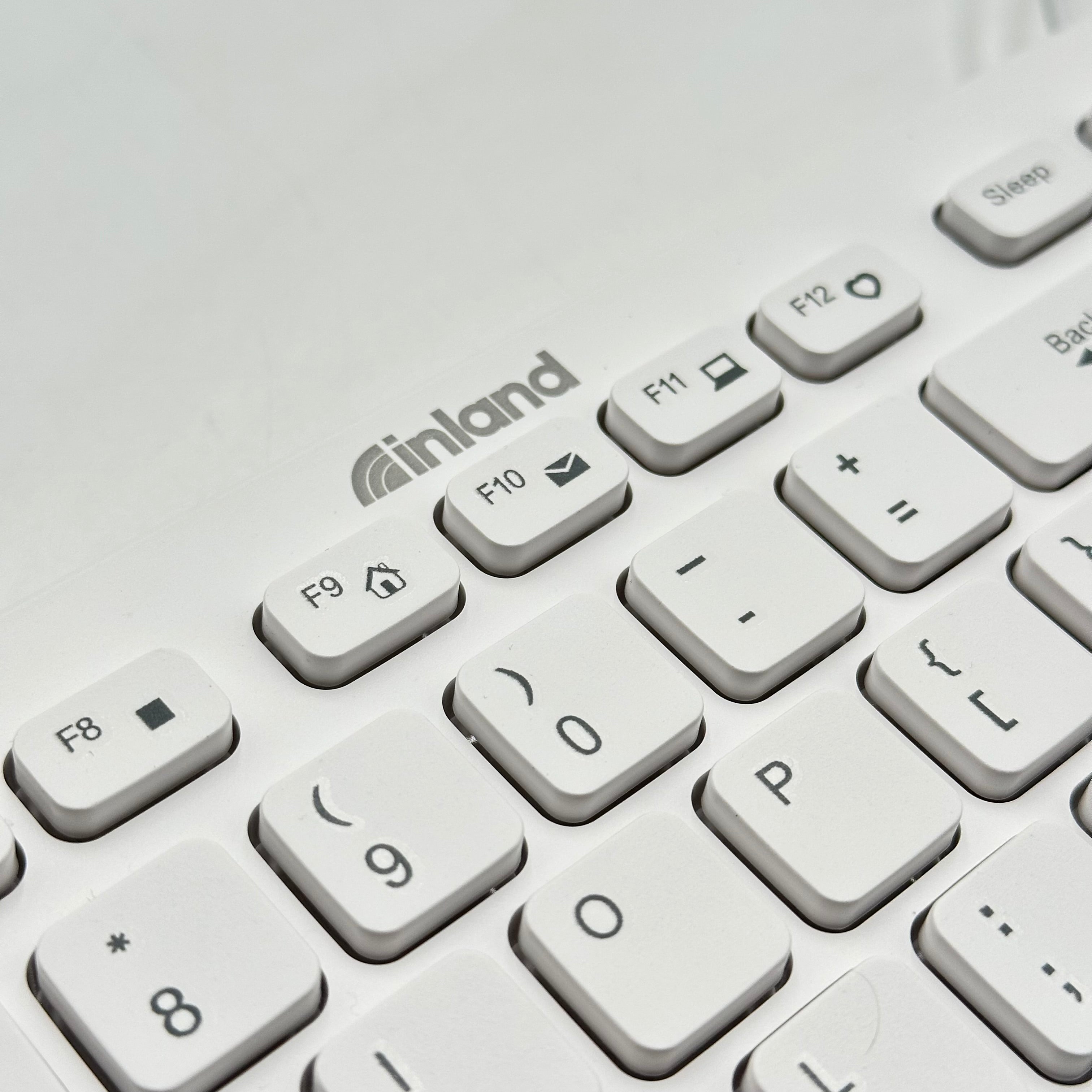 INLAND J9892 White Keyboard