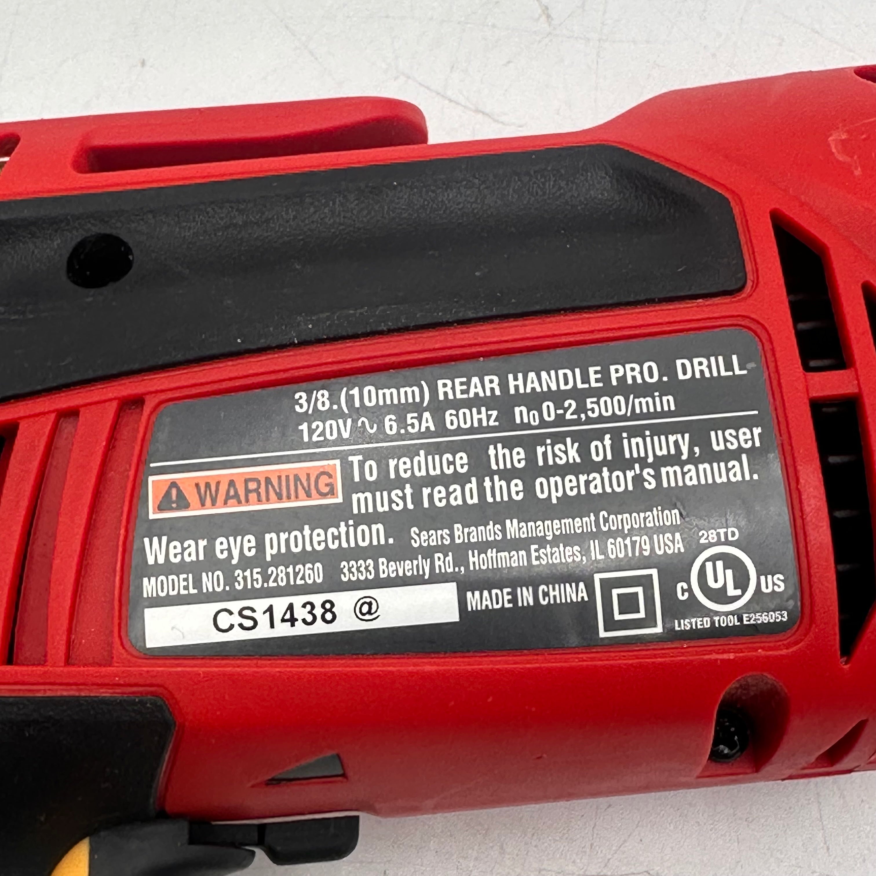 Craftsman 3/8 in. 10mm Drill/Driver Used
