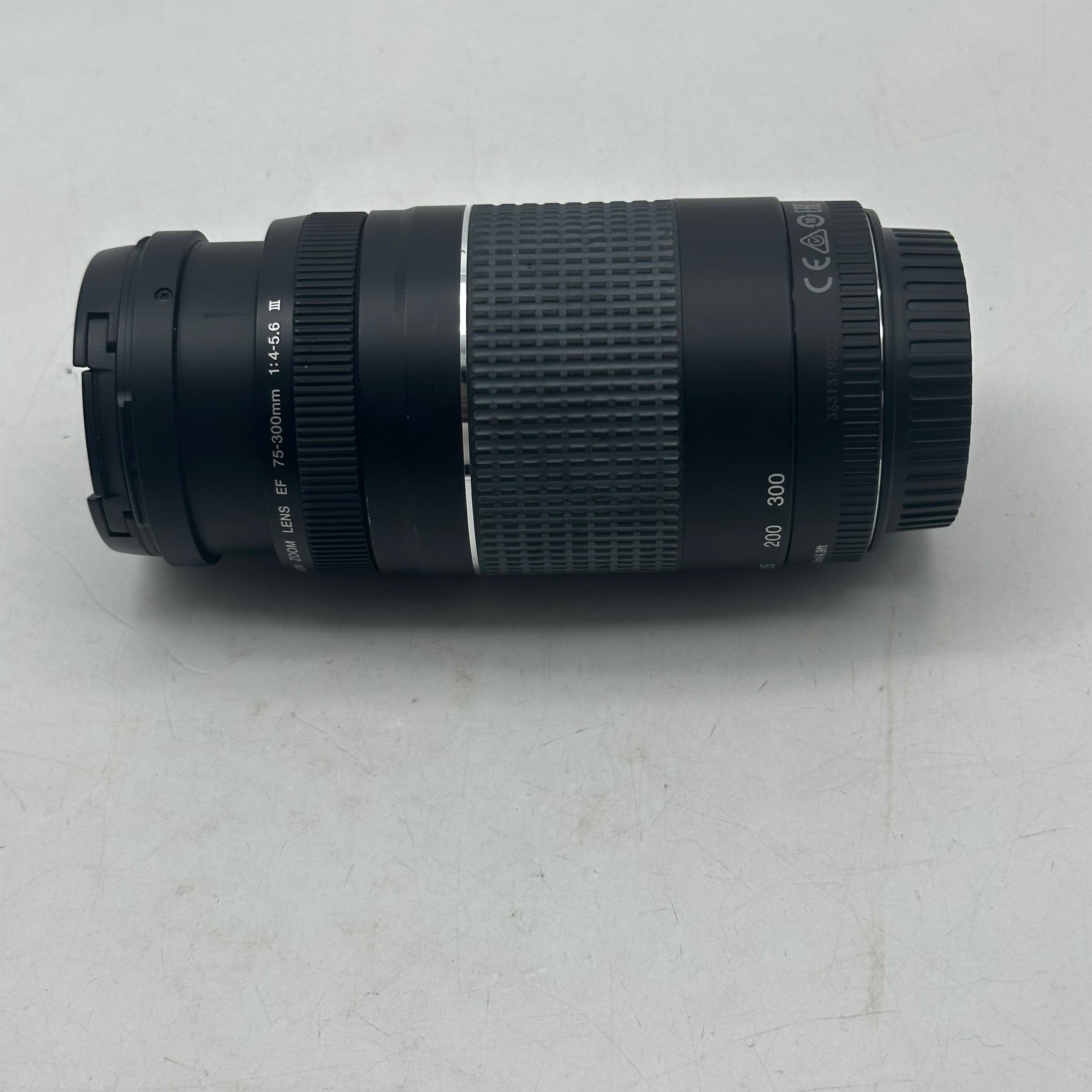 Canon EOS Rebel T5 Digital Camera w/ 18-55mm and 75-300mm Lenses