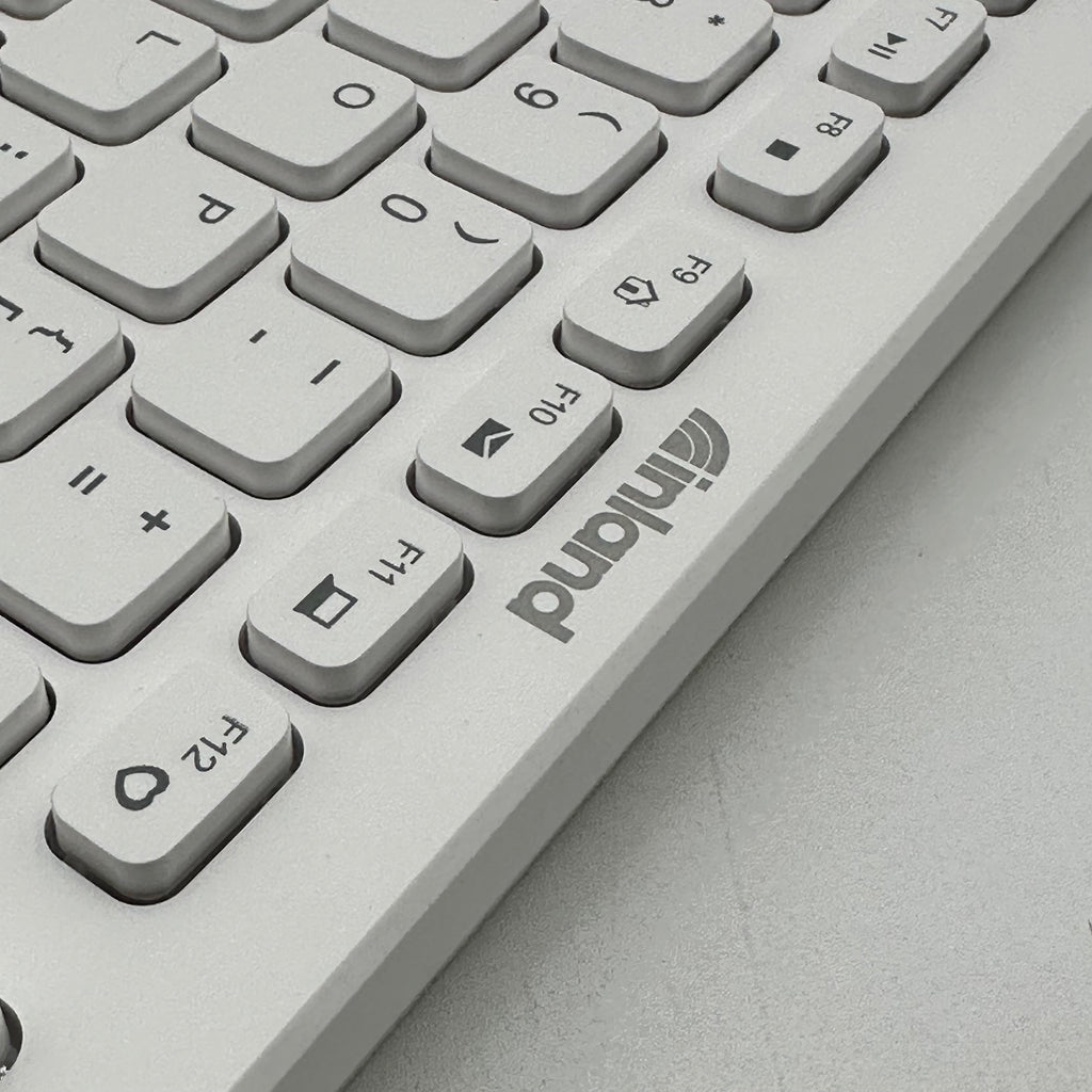 INLAND J9892 White Keyboard