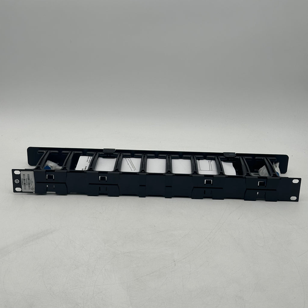 APC AR8602A Horizontal Cable Manager 1U x 4" Fingers Single Side w/Cover