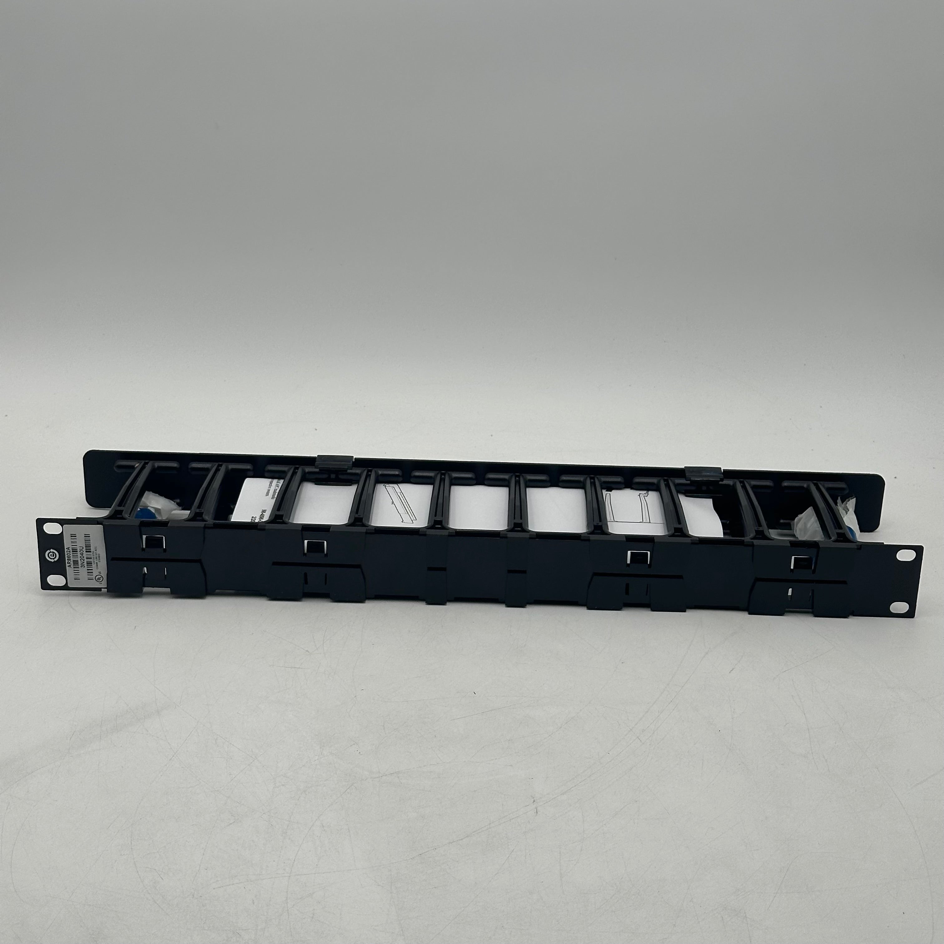 APC AR8602A Horizontal Cable Manager 1U x 4" Fingers Single Side w/Cover