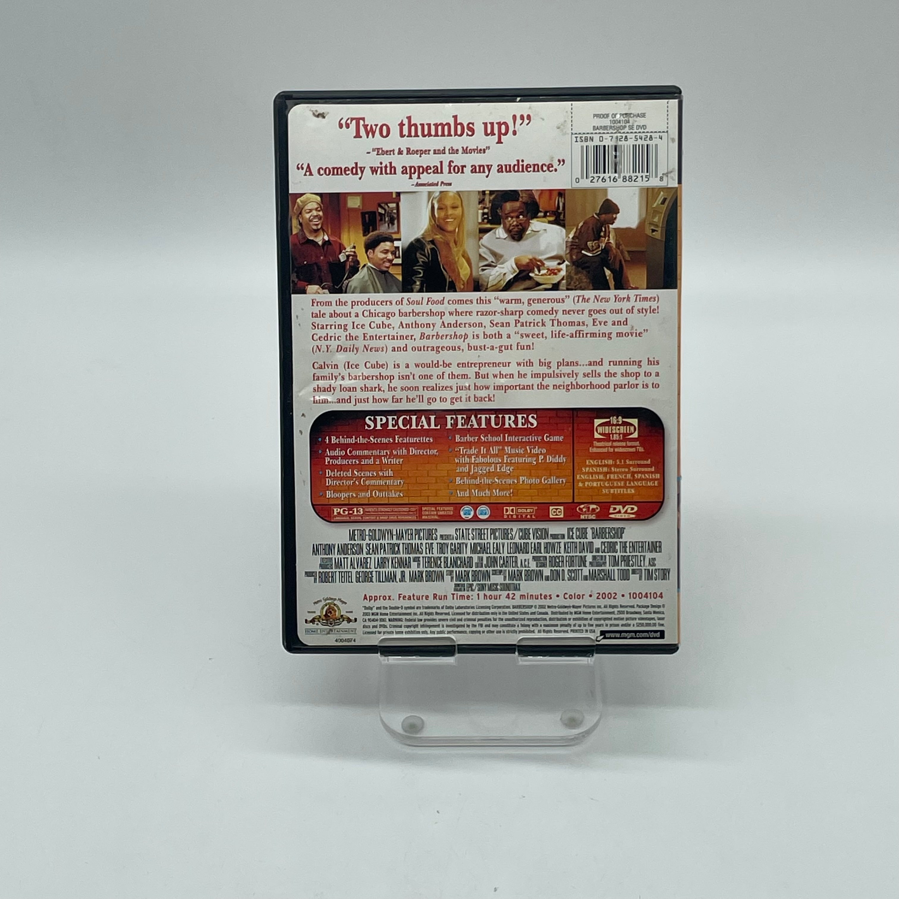 Barber Shop DVD Disk