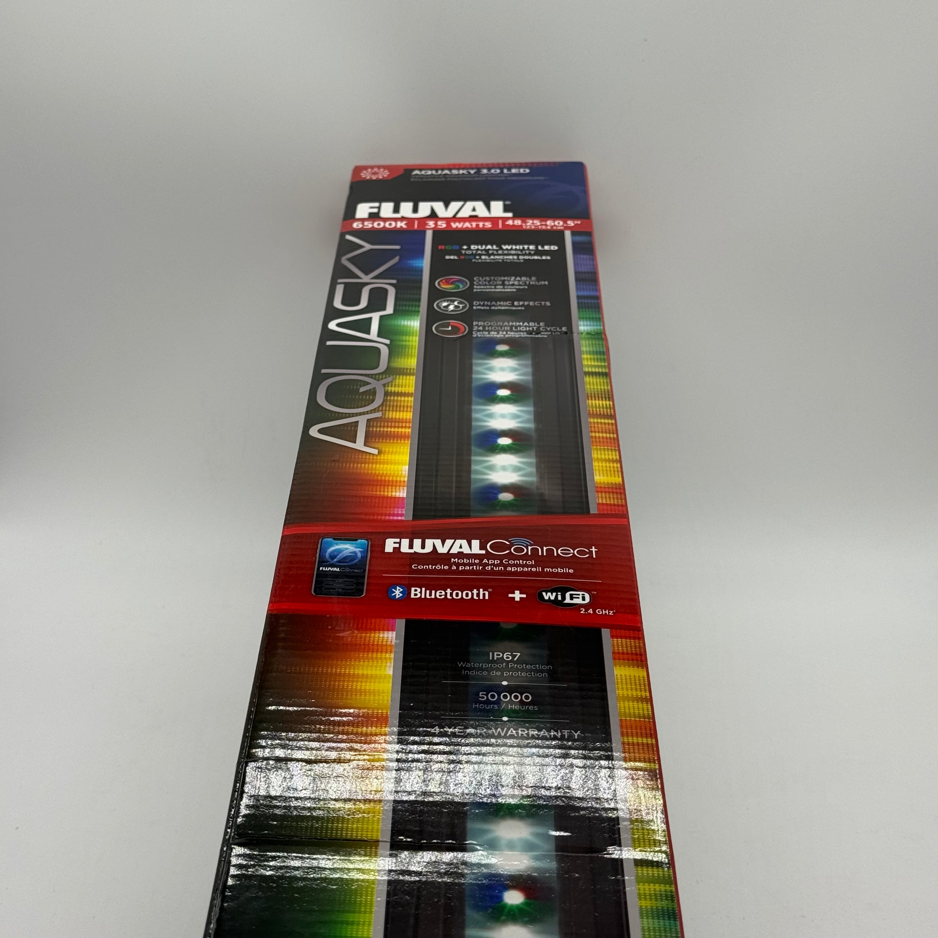 Aquasky Fluval 6500k Smart Light - 35 Watts Multi-Colored 123-154cm