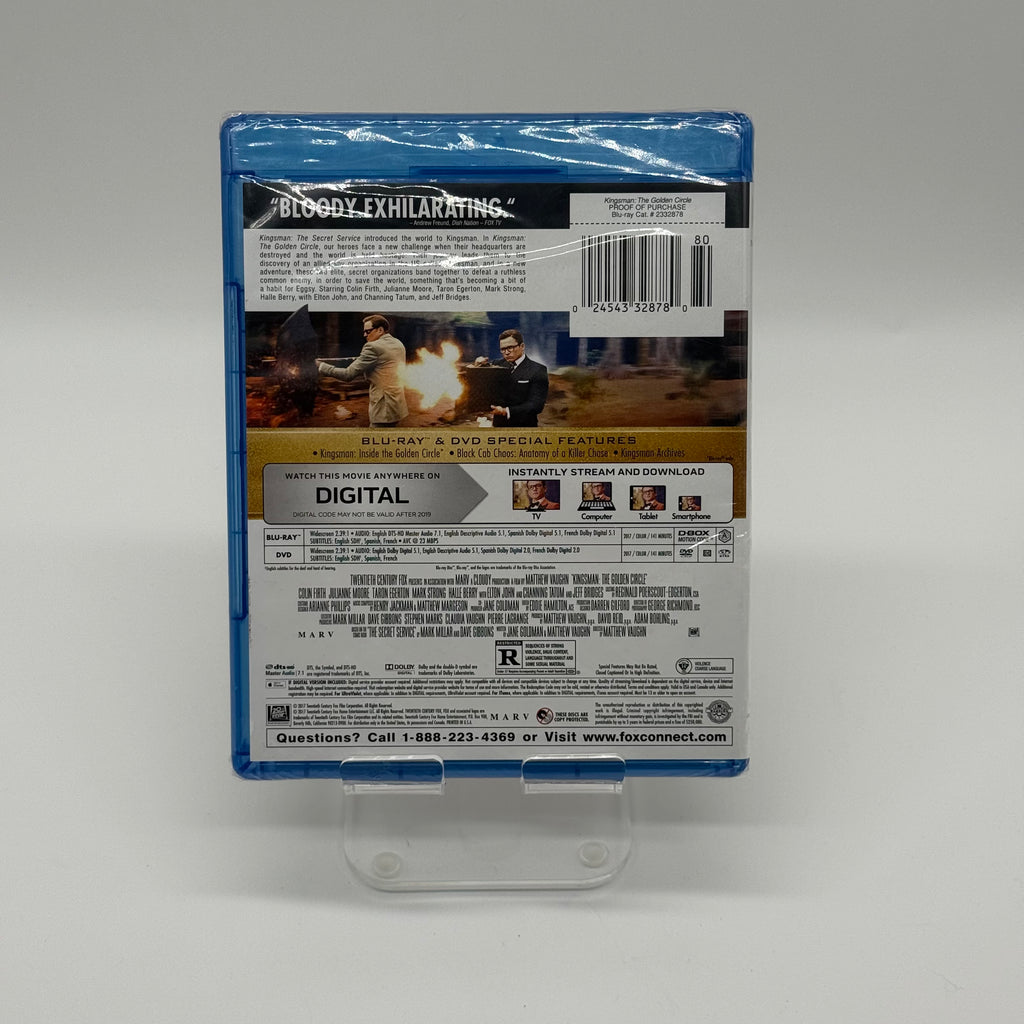 Kingsman The Golden Circle Blu-ray Disc New In Box