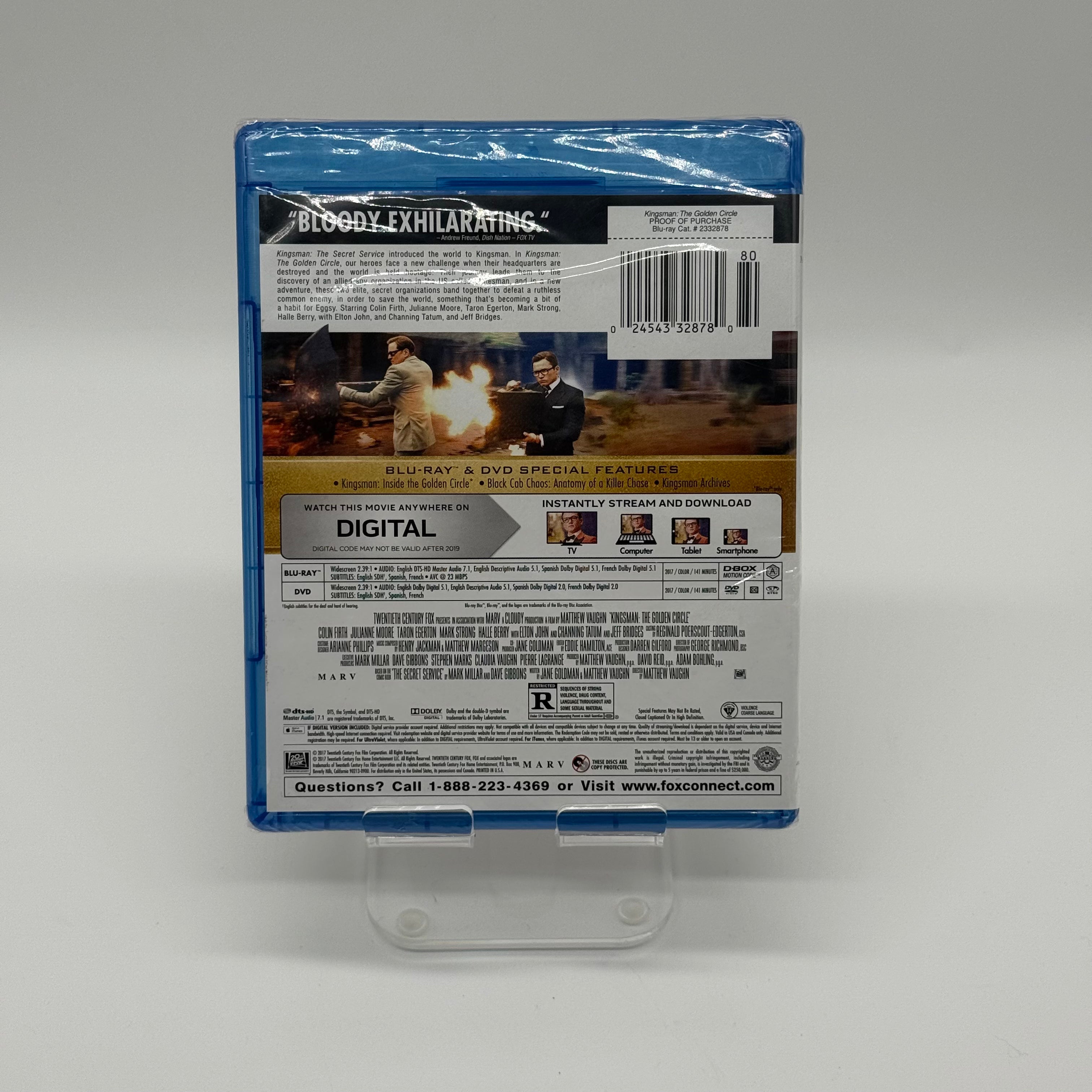 Kingsman The Golden Circle Blu-ray Disc New In Box