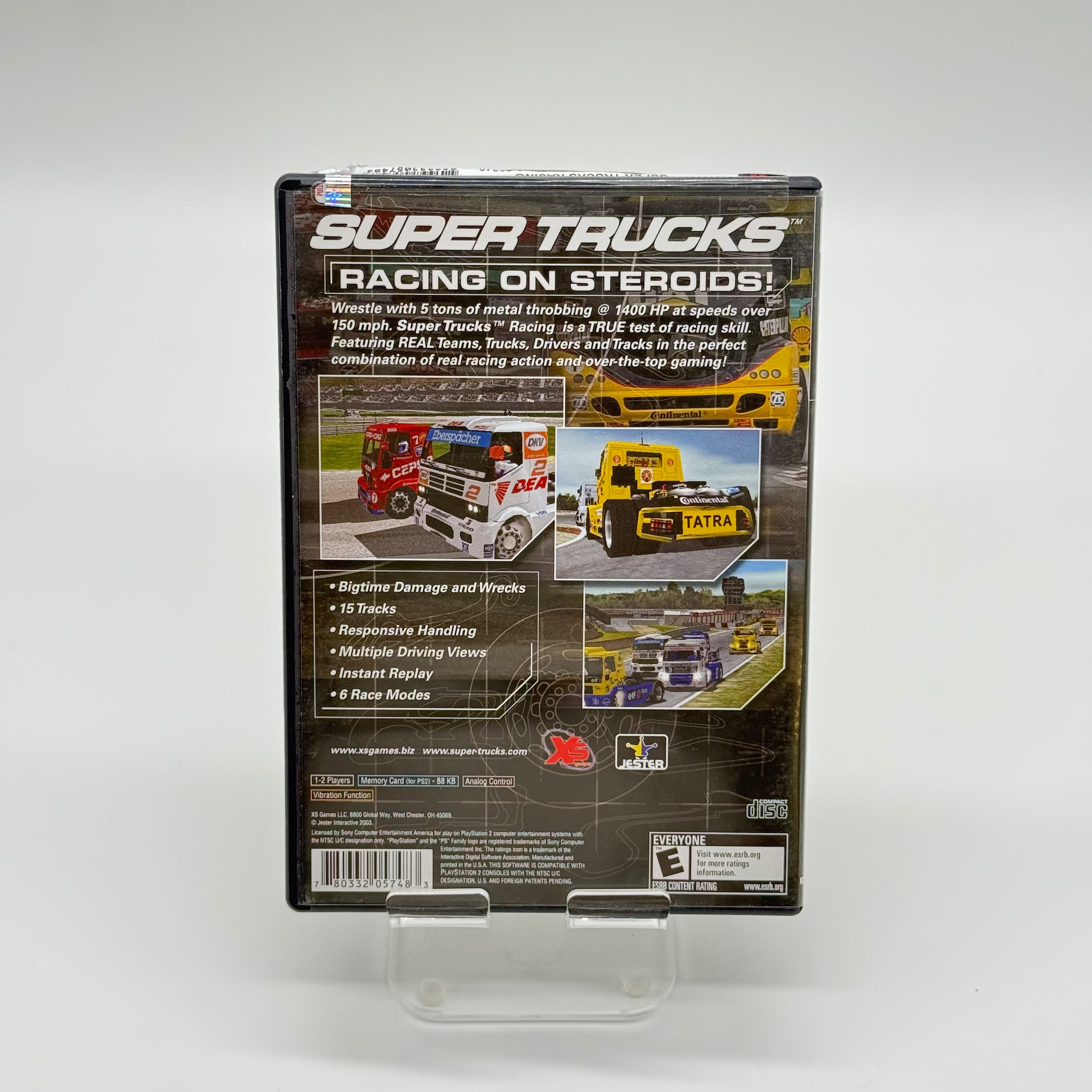 Playstation 2 Super Trucks Racing Used Game with Case