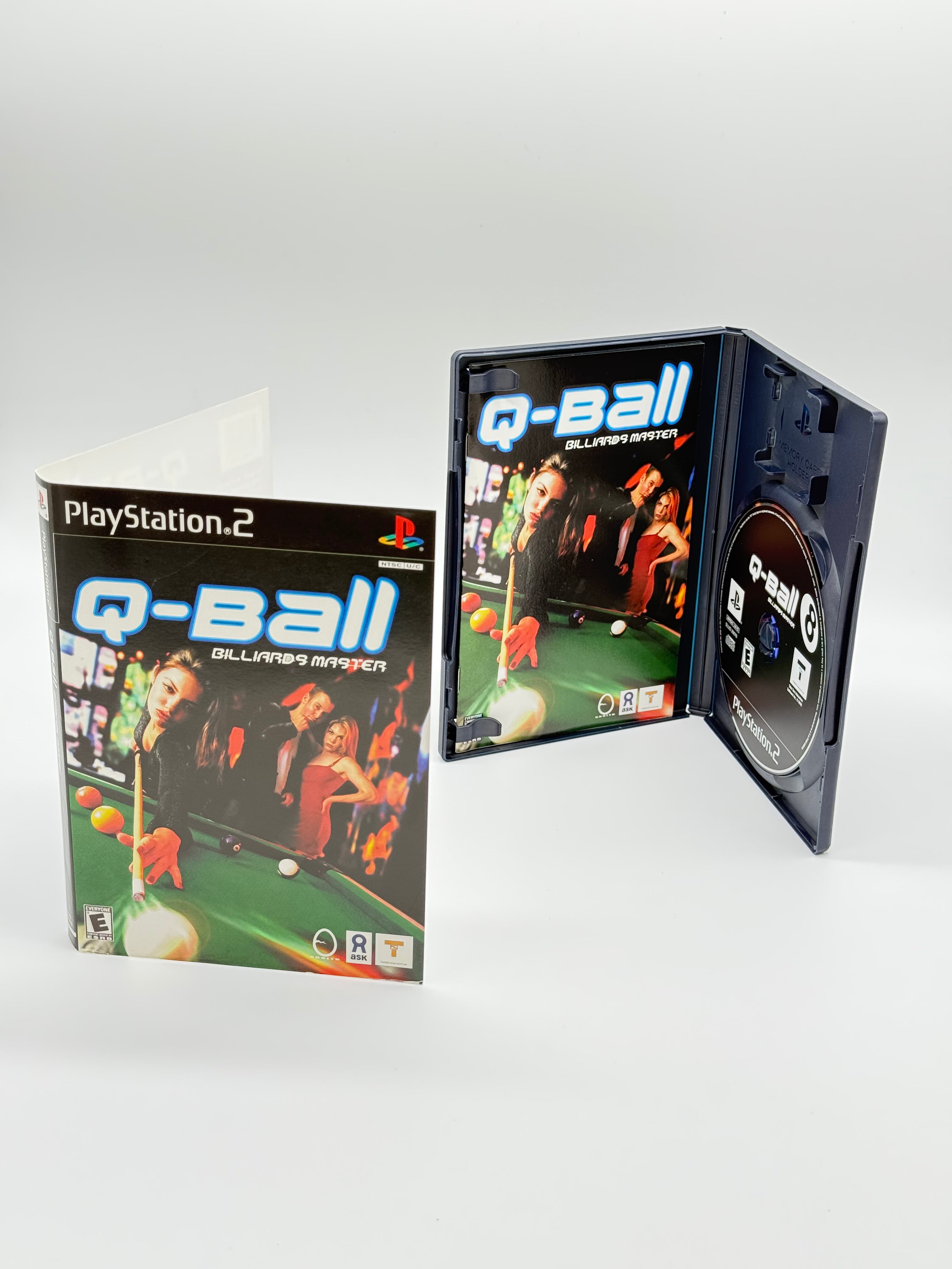 Playstation 2 Q-Ball Billiards Master Video Game