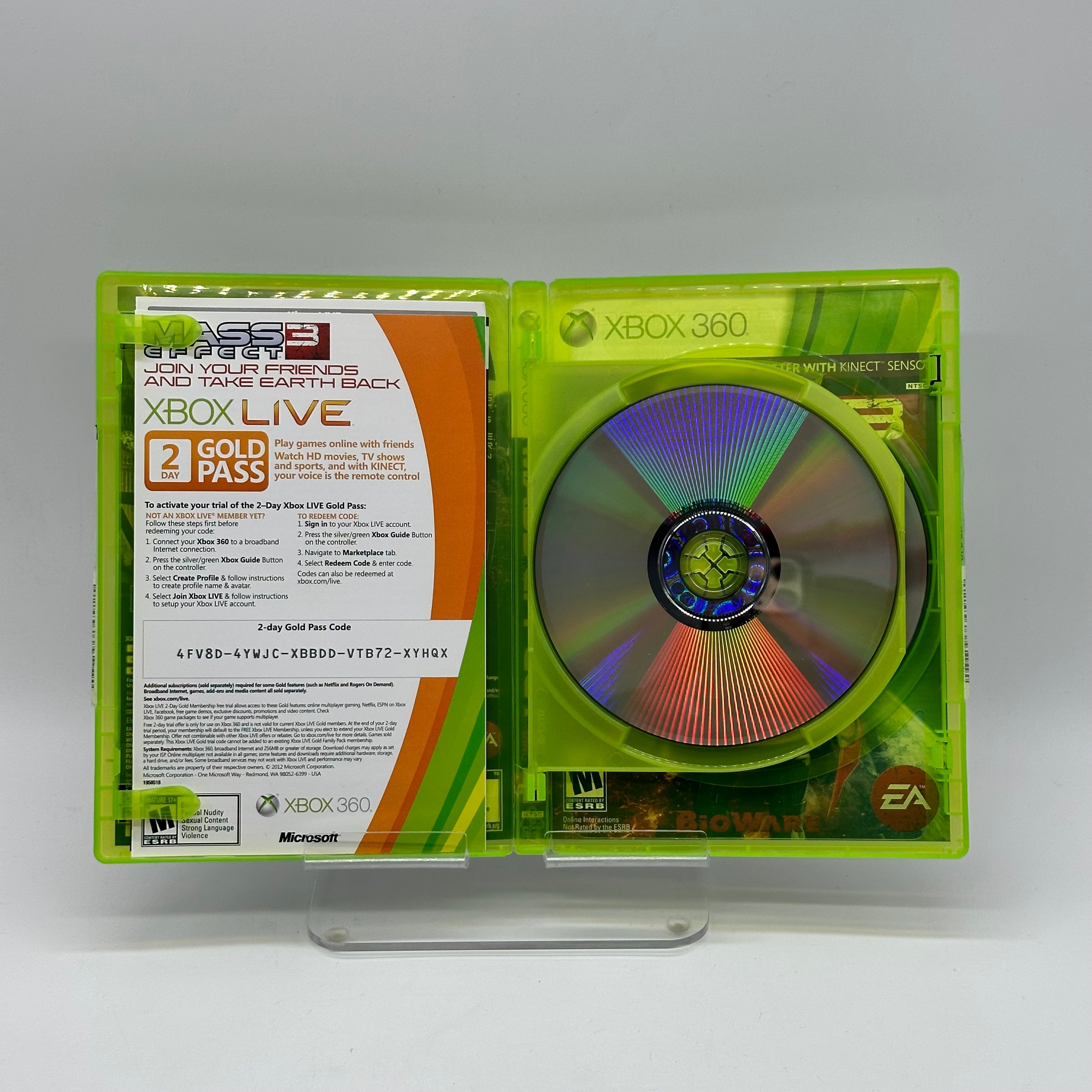 Used Xbox 360 Mass Effect 3 Video Game
